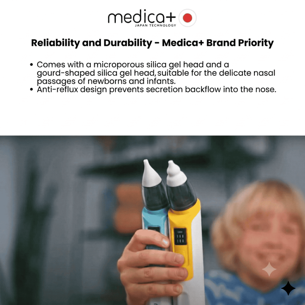 MEDICA+ NOSE CLEANER 6.0 Yellow Nasal Aspirator (Japan)