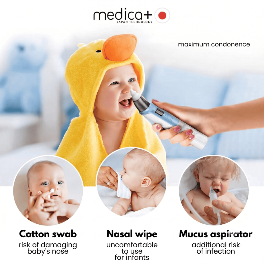 MEDICA+ NOSE CLEANER 6.0 Yellow Nasal Aspirator (Japan)