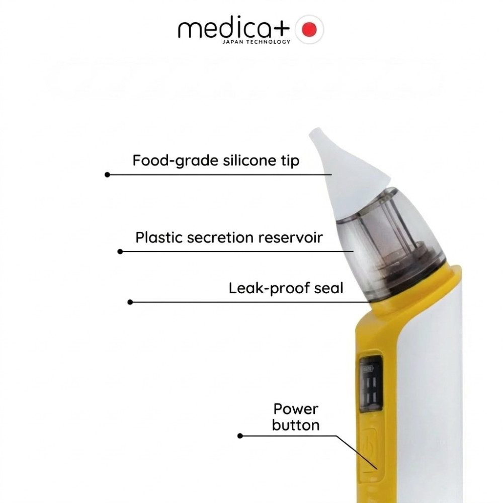 MEDICA+ NOSE CLEANER 6.0 Yellow Nasal Aspirator (Japan)