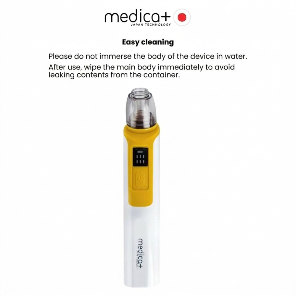 MEDICA+ NOSE CLEANER 6.0 Yellow Nasal Aspirator (Japan)