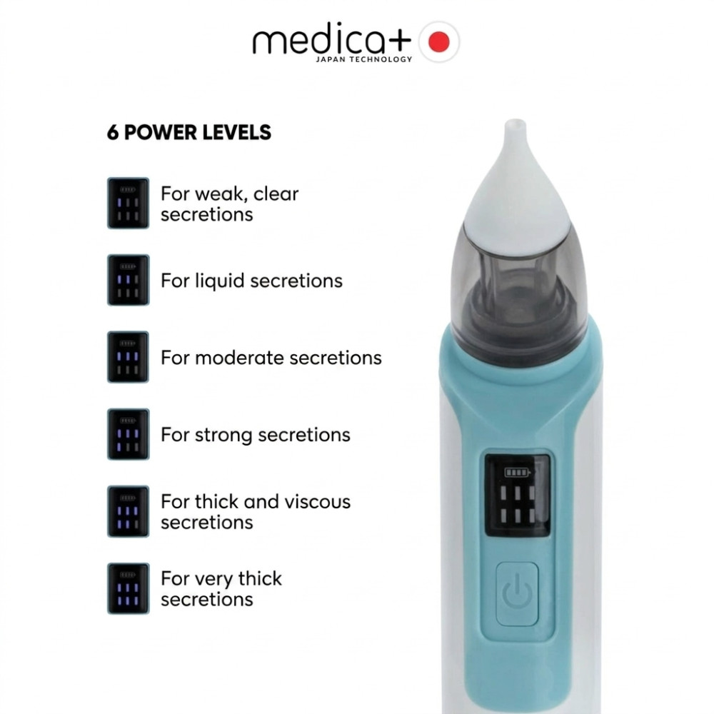 Nasal aspirator MEDICA+ NOSE CLEANER 6.0 Blue (Japan)