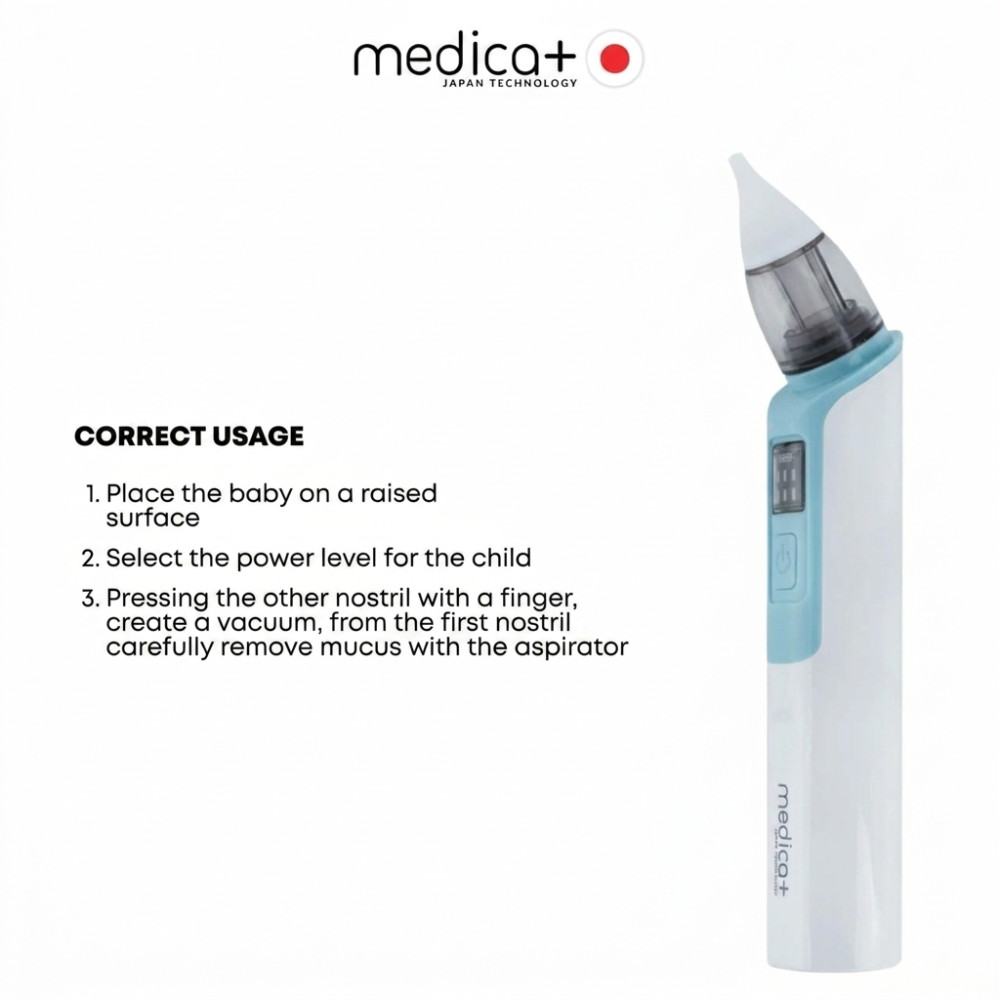 Nasal aspirator MEDICA+ NOSE CLEANER 6.0 Blue (Japan)