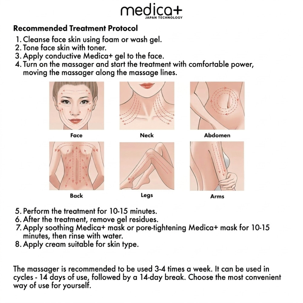 MEDICA+ Skin Lifting 5.0 Microcurrent Lifting Massager (Japan)