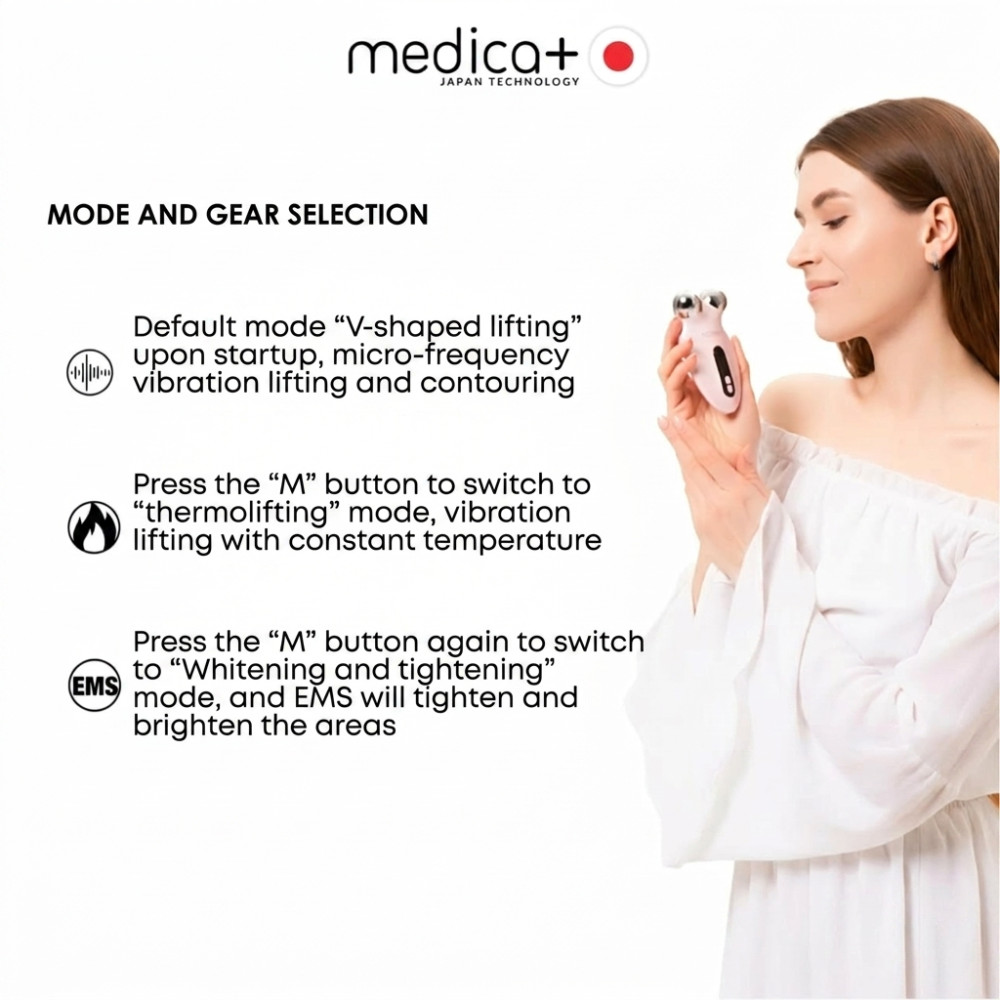 MEDICA+ Skin Lifting 6.0 Pink Microcurrent Lifting (Japan)