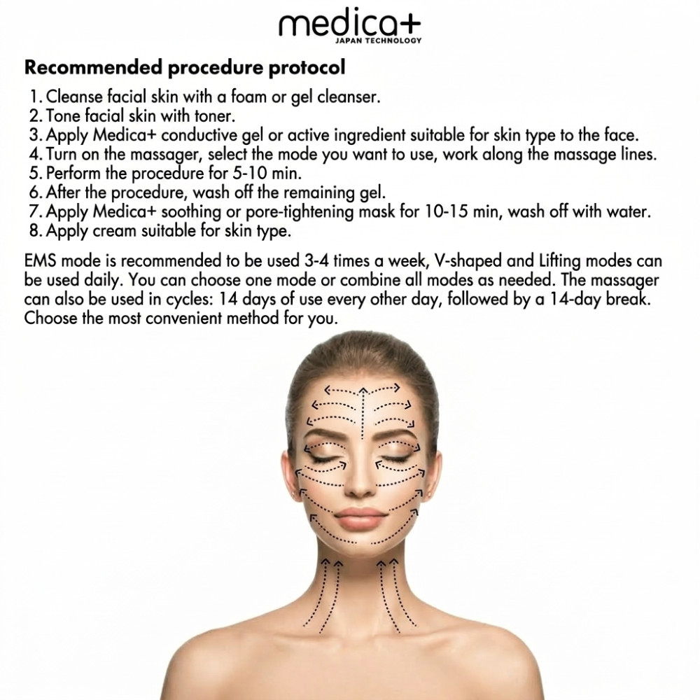 MEDICA+ Skin Lifting 6.0 Pink Microcurrent Lifting (Japan)