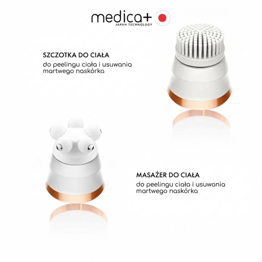 MEDICA+ BodyControl 4-in-1 Electric Pumice Roller File (Japan)