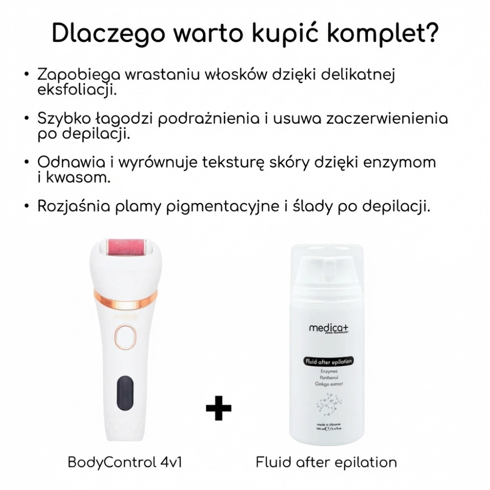 MEDICA+ BodyControl 4-in-1 Electric Pumice Roller File (Japan)