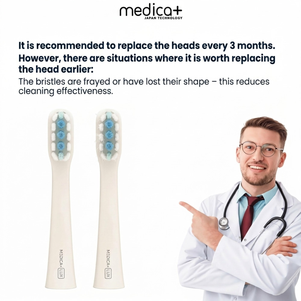 MEDICA+ Lux 10XN Aluminium Portable Rose Gold Whitening Sonic Toothbrush (Japan)