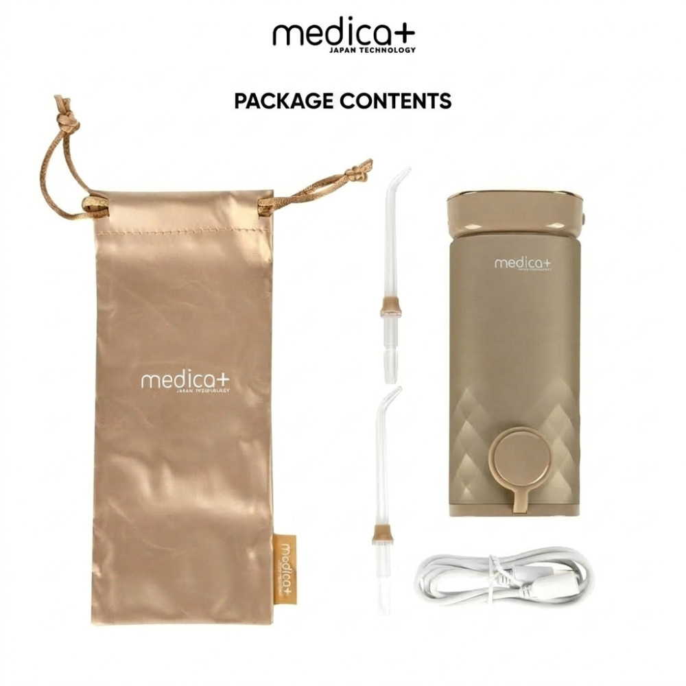 Портативный ирригатор MEDICA+ Lux Prowater 10 Gold Soft Touch (Japan)