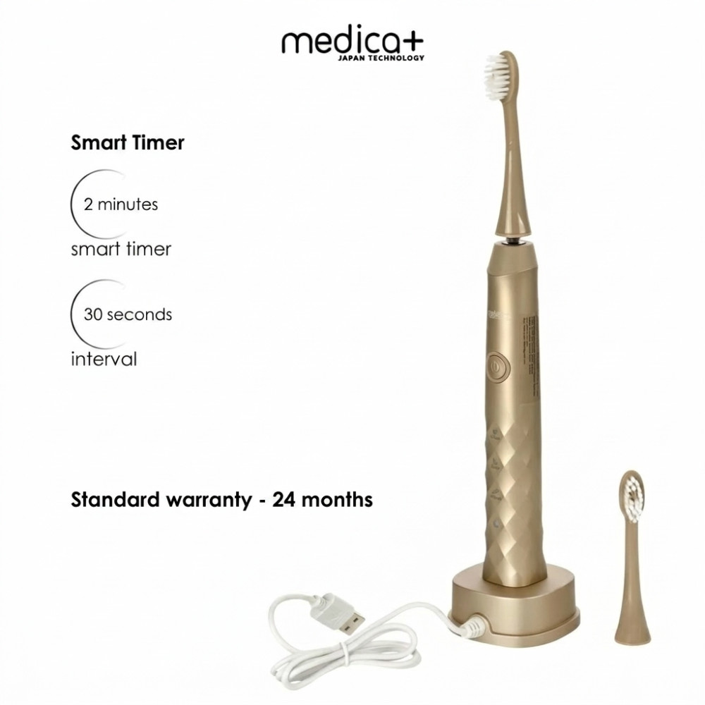 MEDICA+ ProBrush 11 GOLD Soft-Touch Sonic Toothbrush (Japan)