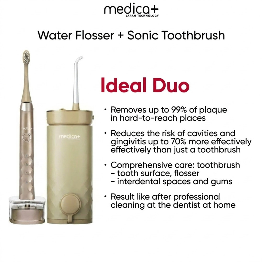MEDICA+ ProBrush 11 GOLD Soft-Touch Sonic Toothbrush (Japan)