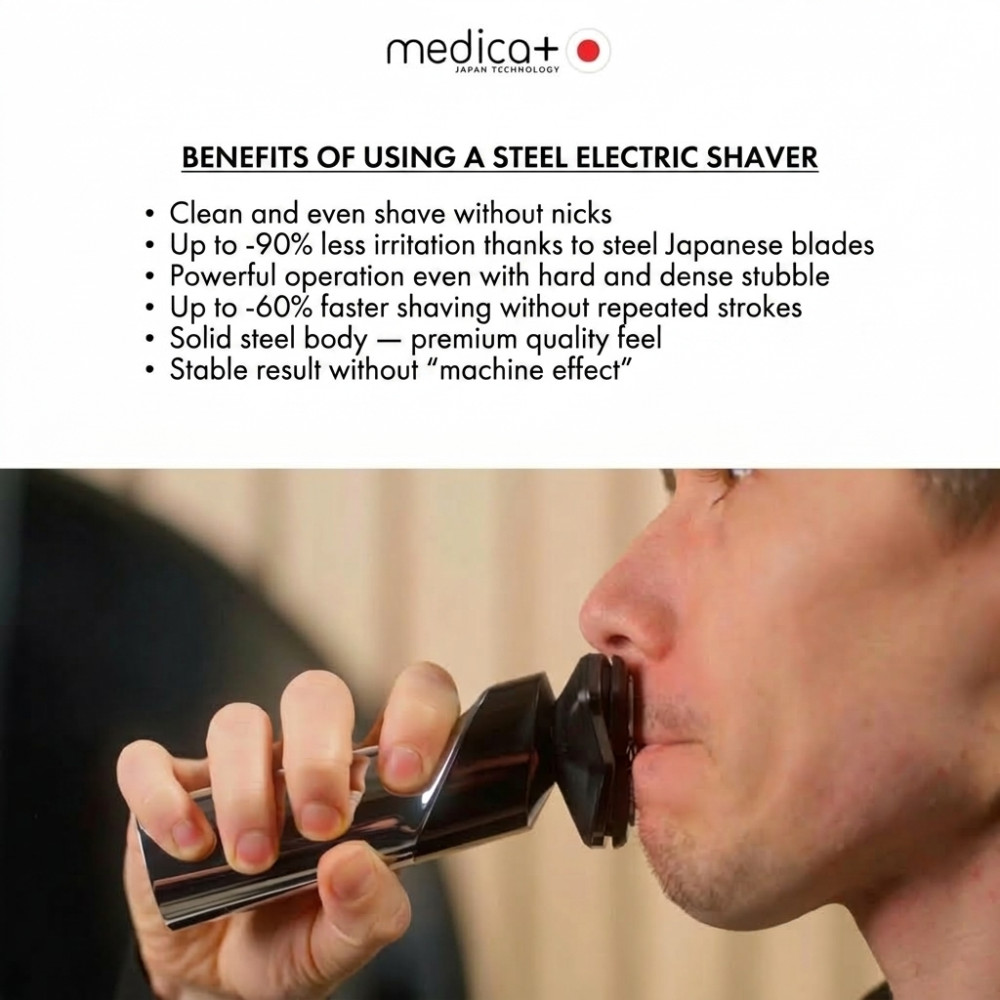 MEDICA+ STEEL 6500 electric shaver (Japan)