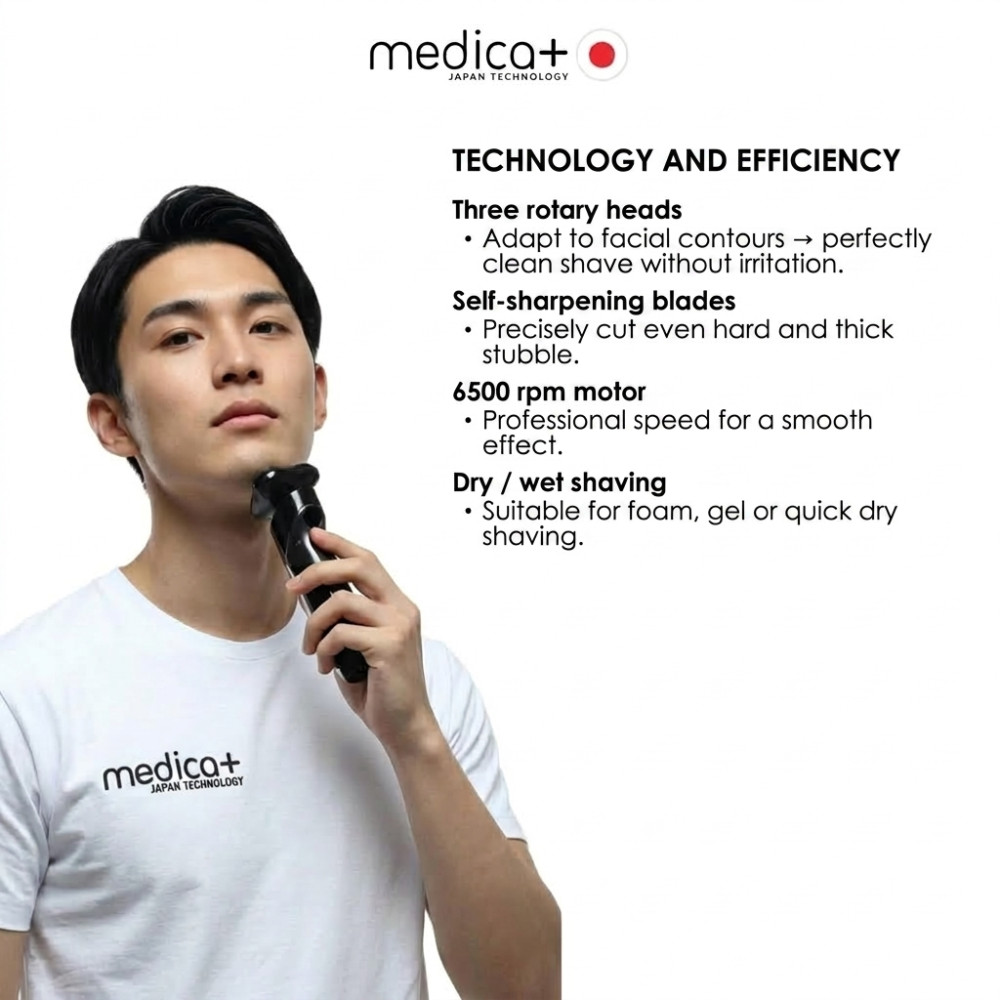 MEDICA+ STEEL 6500 electric shaver (Japan)
