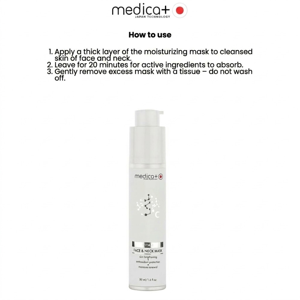 MEDICA+ Vita C Face & Neck Mask (50 ml)