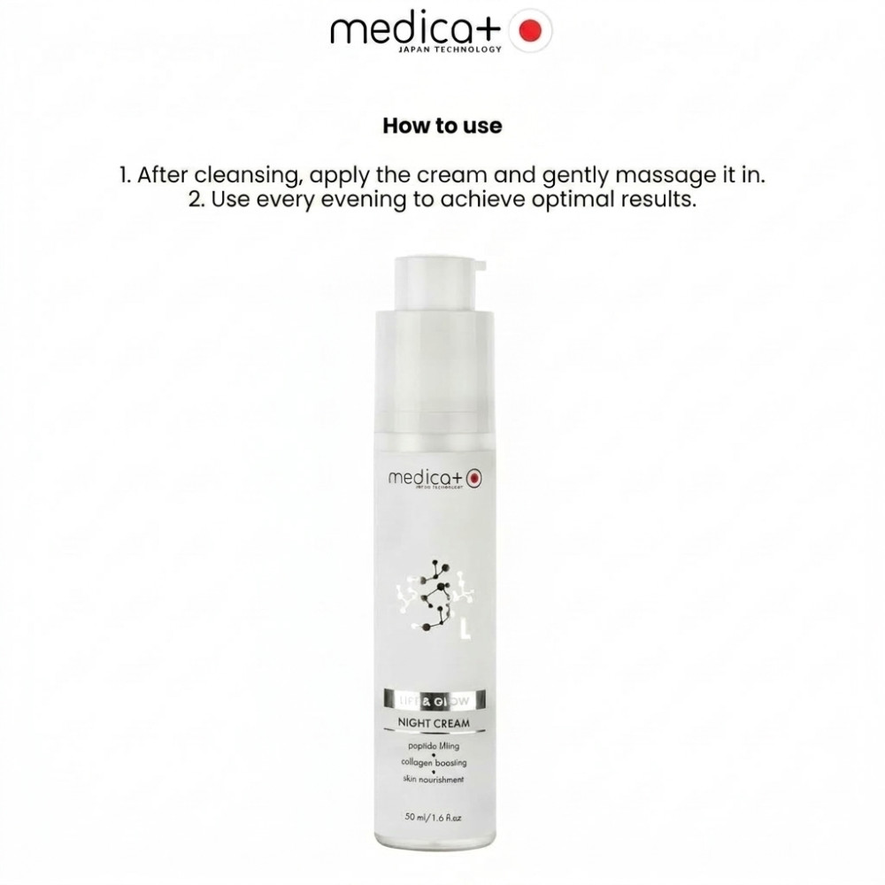 MEDICA+ Lift & Glow Night Cream (50 ml) – a night cream with a lifting effect