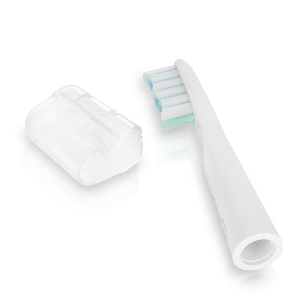 Replacement brush heads for the MEDICA+ LUX 10X Portable sonic toothbrush (4 pcs)