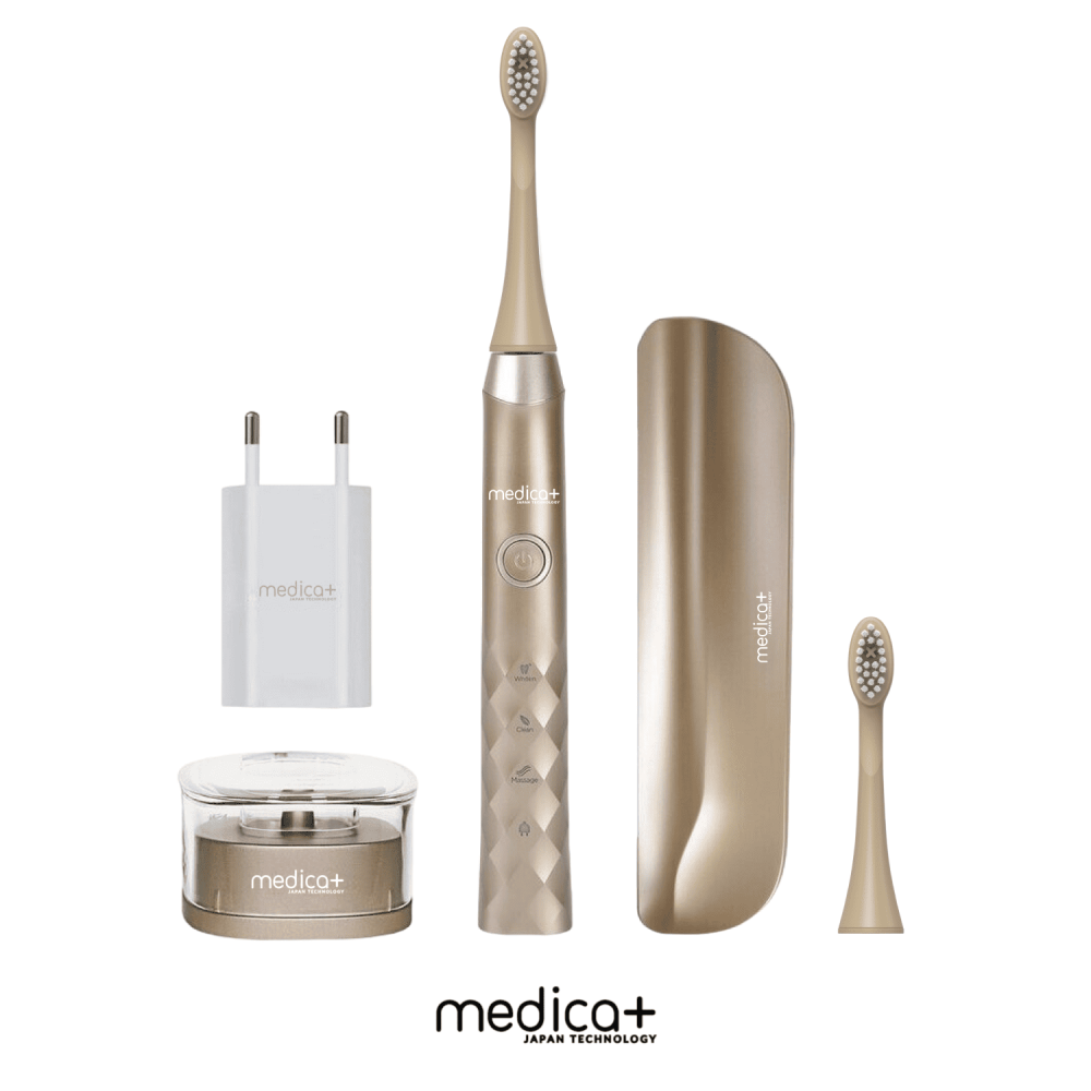 Replacement brush heads for the MEDICA+ ProBrush 11 Gold sonic toothbrush (2 pcs)