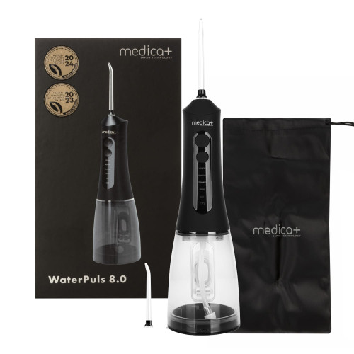 MEDICA+ WaterPuls 8.0 Black Portable Oral Irrigator (Japan)